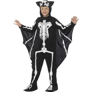 Fledermaus Kostüm Kind Kinderkostüm Skelett