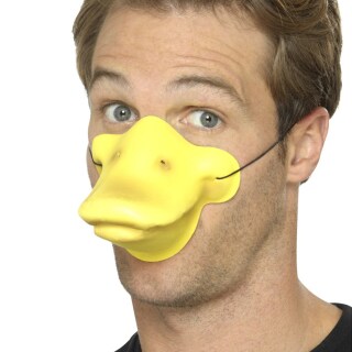 Entenschnabel Schnabelmaske Ente gelb