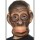 Kinder Affenmaske Schimpansen Maske Affe braun