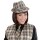 Tartan Fedora mit Karomuster unisex Trilby Hut kariert beige