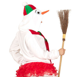 Schneemann Kapuzenjacke Schneemannkostüm S/M