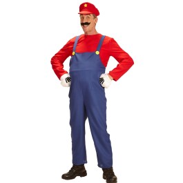 Super Mario Kostüm Faschingskostüm Klempner