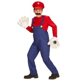 Kinder Super Mario Kostüm Faschingskostüm...