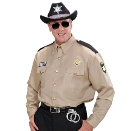 Polizei Polizist Hemd Sheriff Kost&uuml;m Herren