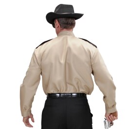 Polizei Polizist Hemd Sheriff Kostüm Herren M/L (50/52)