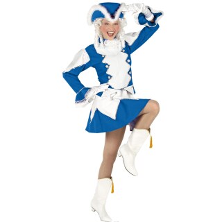 Blaues Funkenmariechen Kostüm Gardekostüm Damen