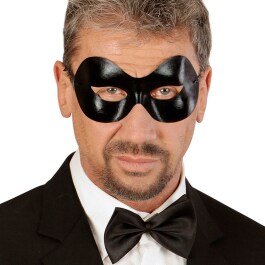 Schwarze Augenmaske Domino Catwoman Maske