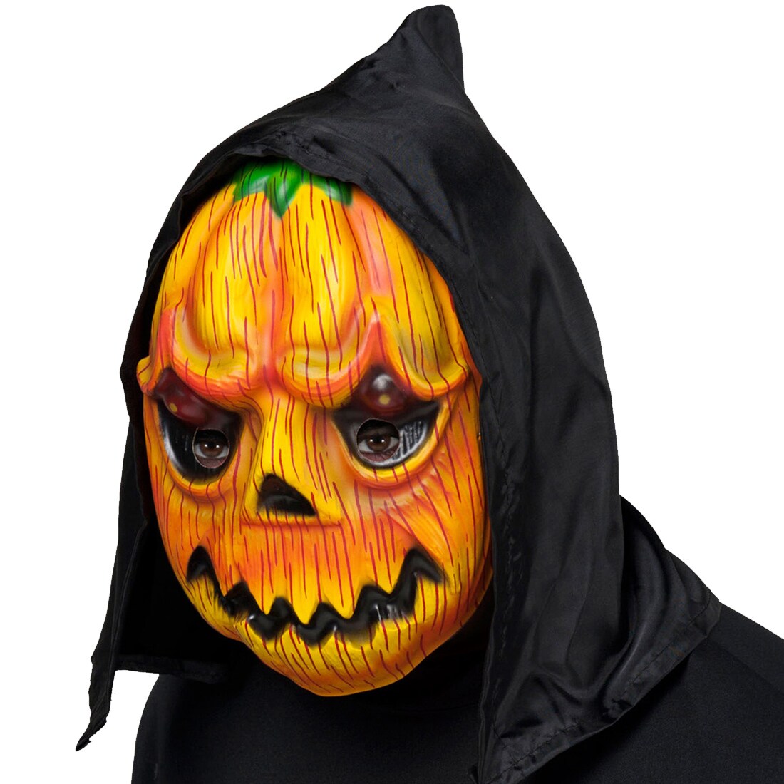 Amscan Kinderkostüm Sensenmann – Mit Robe, Kapuze Und Kürbis-Maske, Für Halloween, Karneval & Mottopartys