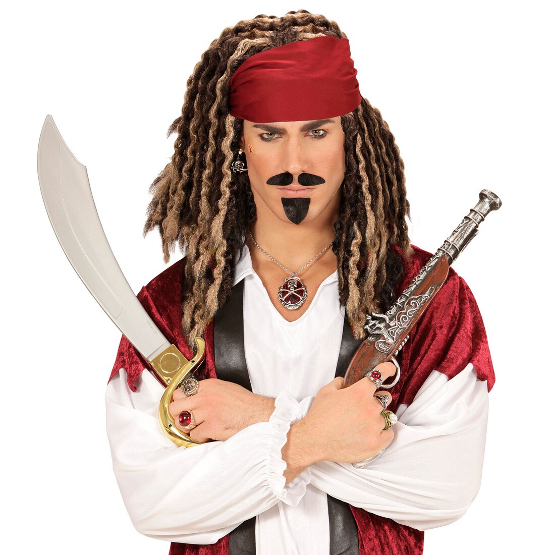 NET TOYS Rastafari Perücke Mit Dreadlocks – Bob-Look, Einheitsgröße, Aus Polyester