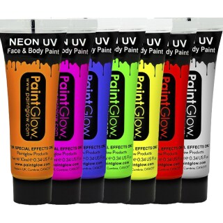 UV Makeup Körperfarbe Schwarzlicht Schminke Gesichtsfarbe 10 ml