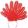 Brasilianischer Feder-Kopfschmuck Rot