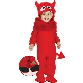 Süßes Monster Babykostüm Rot