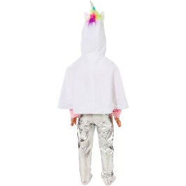 Angesagter Einhorn-Umhang mit Kapuze Weiß 104, 3 - 4 Jahre