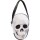 Originelle Totenkopf-Tasche Weiß-Schwarz