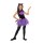 Süßes Kinder-Kostüm Katze Schwarz-Violett