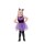 Entzückendes Katzen-Kostüm für Kinder Schwarz-Violett