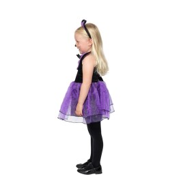 Entzückendes Katzen-Kostüm für Kinder Schwarz-Violett T2, 3 - 4 Jahre, 100 - 113 cm