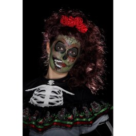 Zombie Make-up Kit Tag der Toten Mehrteilig