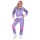 Auffälliger Jogging-Anzug Tussi Violett L (42/44)