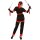 Schickes Ninja Damen-Kostüm Schwarz-Rot