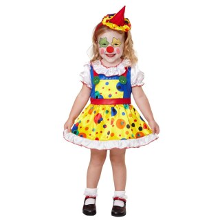 Niedliches Kinder-Kostüm Clown Mehrfarbig