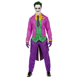 Tolles Joker-Kostüm für Männer Violett-Grün M (50)