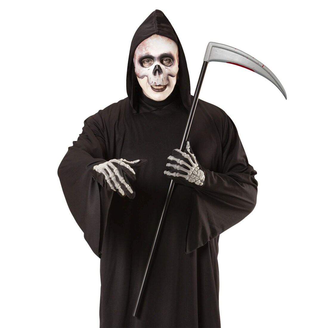 Smiffys Sichelschwert Halloween – 43 Cm Mit Blutfleck-Effekt, Gruselige Kostümaccessoire