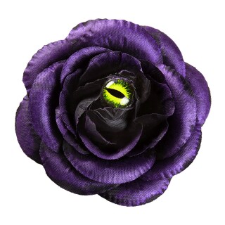Rosen-Haarschmuck mit Katzenauge Violett