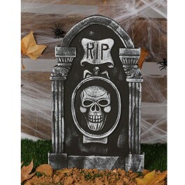 Gruseliger Halloween-Grabstein 50 x 30 cm