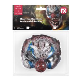 Horror-Clown Maske aus Schaum-Latex