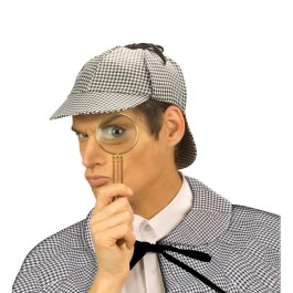 Sherlock Holmes Hut Detektiv Faschingshut Agenten Mütze
