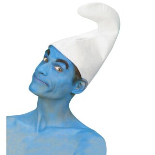 Blaue Schminke Schlumpf Make up Avatar Faschingsschminke blau