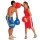 Aufblasbare Boxhandschuhe rot Boxhandschuh zum Boxer Kost&uuml;m