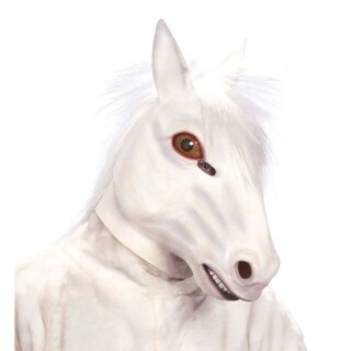 Weisse Pferde Maske Pferdemaske Tiermaske Pferd
