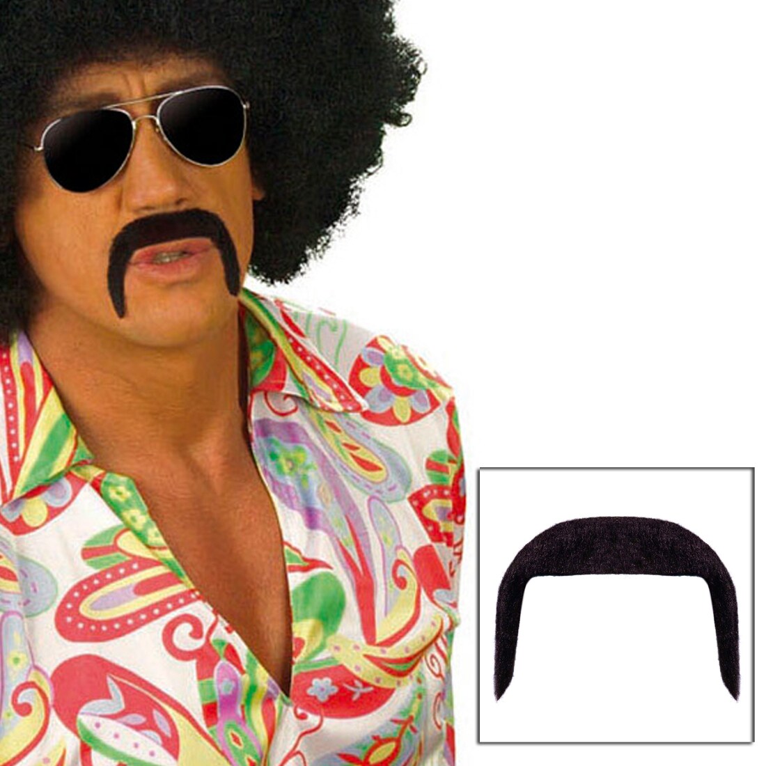 24 Stück Fake Schnurrbart Schwarz - Selbstklebende Bärte Für Kostümpartys