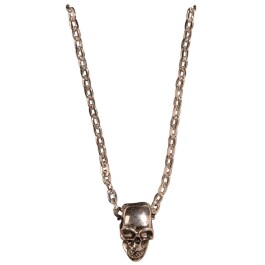 Totenkopf Schmuck Skull Halskette Rocker Kette Biker