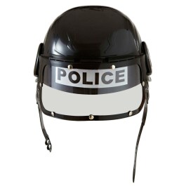 Kinder Polizei Helm schwarz Polizeihelm