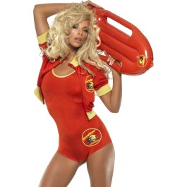 Karneval Badeanzug Baywatch M - Rettungsschwimmer Set