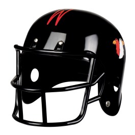 American Football Helm für Erwachsene Schwarz