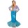 Niedliches Meerjungfrauen-Kostüm für Mädchen Violett-Türkis 10 - 12 Jahre, 142 - 148 cm