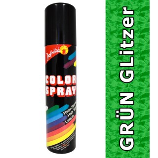 Glitzer Spray Haarsprays gr&uuml;n