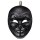 Einzigartige Anonymous Maske f&uuml;r M&auml;nner &amp; Frauen Schwarz
