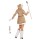 Hübsches Eskimo-Kleid für Frauen Beige-Weiß
