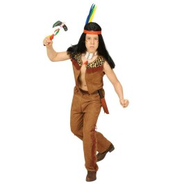 Trendiges Cowboy-Kostüm mit Weste & Hose für Kinder Braun 140, 8 - 10 Jahre