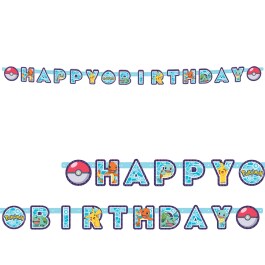 Pokémon Happy Birthday Banner 218x12cm