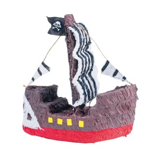 Piratenschiff-Pinata zum Bef&uuml;llen 39,3x44,4x19cm
