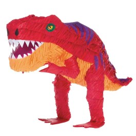 Angesagte Dinosaurier-Pinata f&uuml;r Kinder Rot...