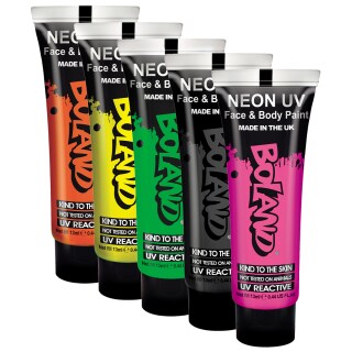 Cooles UV Neon-Make-Up