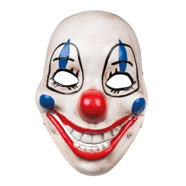 Horror Clown Maske mit beweglichem Unterkiefer