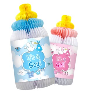 Süßer Honeycomb Babyflasche zur Babyparty